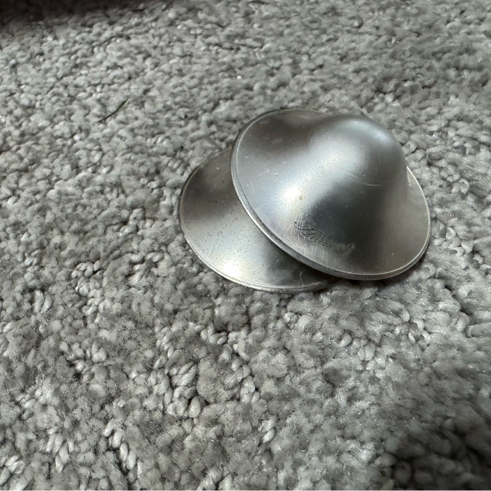Annsong silver nursing cups